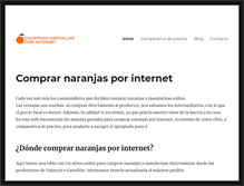 Tablet Screenshot of comprarnaranjasporinternet.es